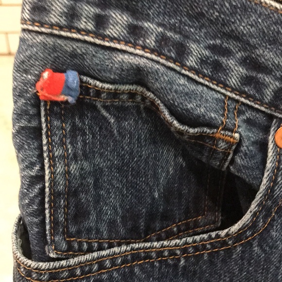 Madewell Kule Dad Jean Mens 30 High Rise Blue Denim Relaxed Button Fly - Picture 2 of 14